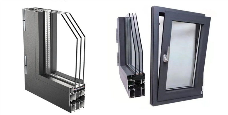 Bingkai sempit aluminium aluminium casement windows mendorong pembangunan perkotaan berkelanjutan