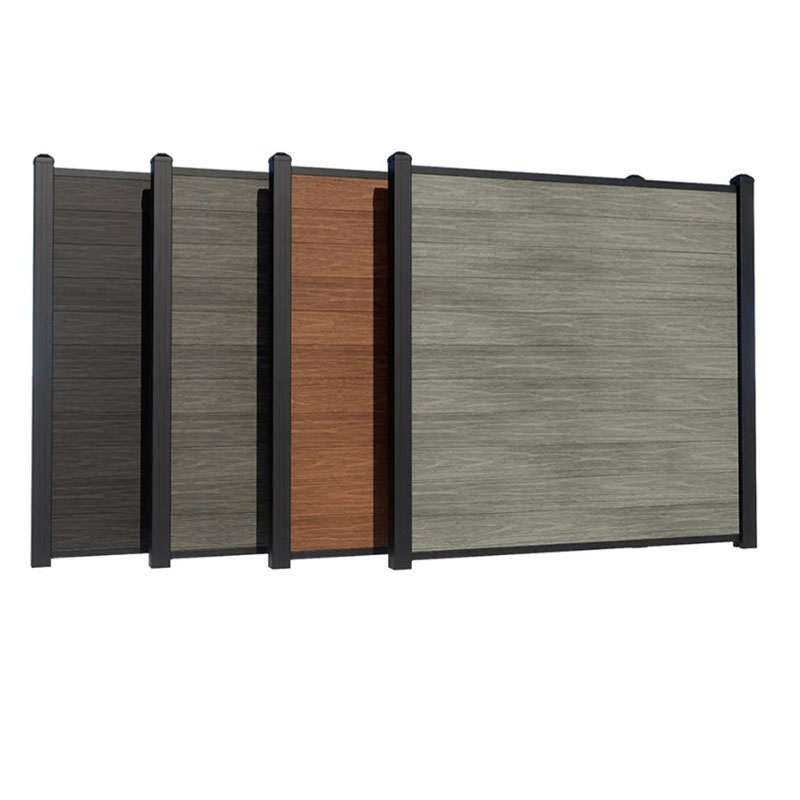Profil panel pagar horizontal taman
