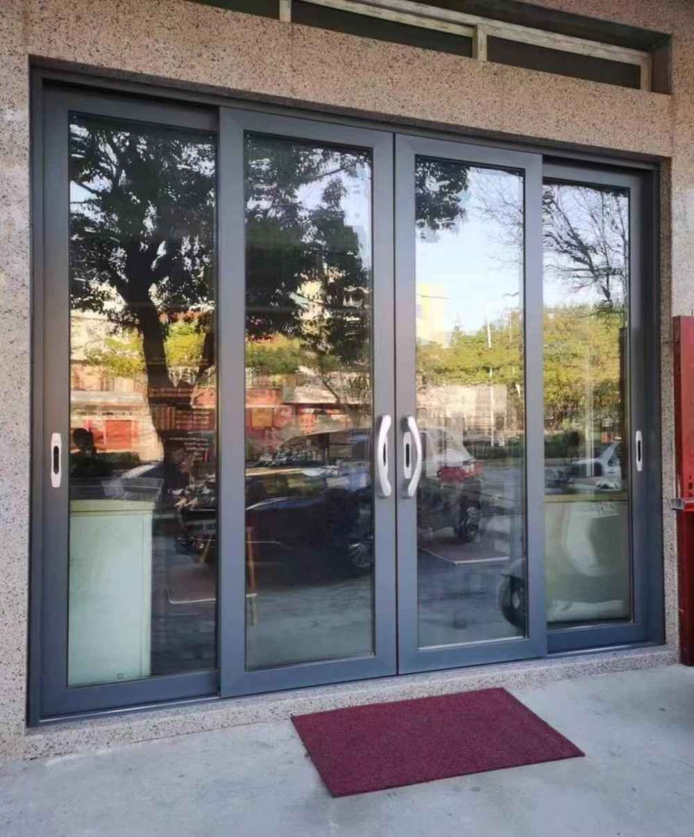 Balcony Double Glazed Aluminum Glass Sliding Windows