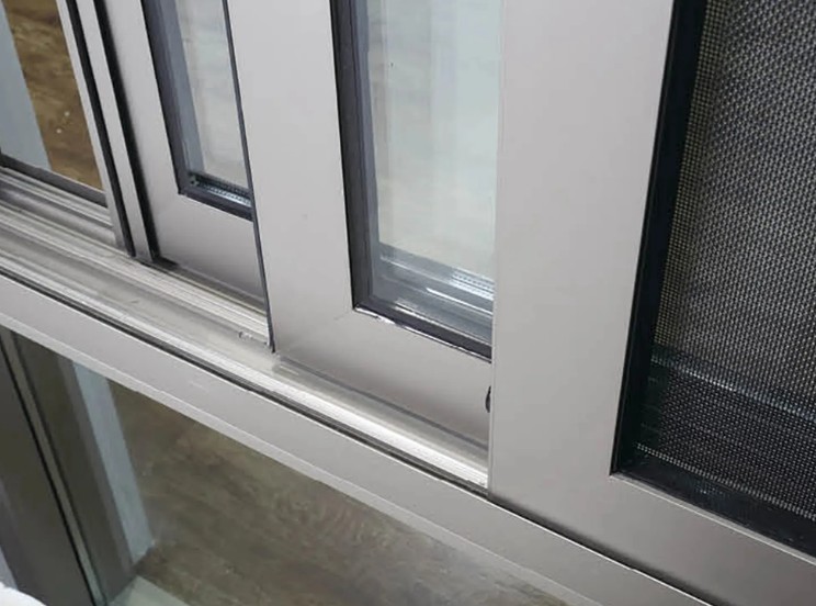 Balcony Double Glazed Aluminum Glass Sliding Windows