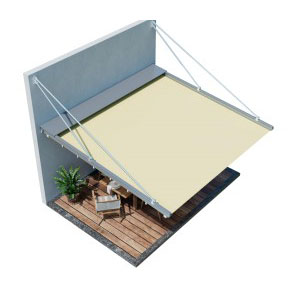 Aluminium AWNING AWNING Lipat Pergola Sepanjang Musim Atap PVC